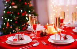 Christmas table setting