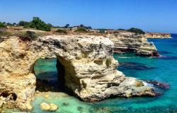 The beautiful coastline of Puglia