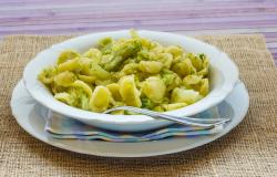 Orecchiette pasta with turnip tops