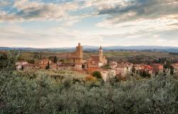 Panoramic view of Vinci, birthplace of Leonardo