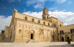 Matera Cathedral church on Piazza Duomo 