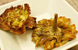 Jewish-style artichokes