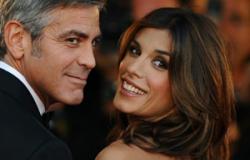 George Clooney and Elisabetta Canalis