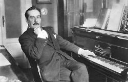 Puccini at piano