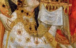 Stefaneschi polyptych, detail  