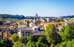 where to get panoramic views of Rome