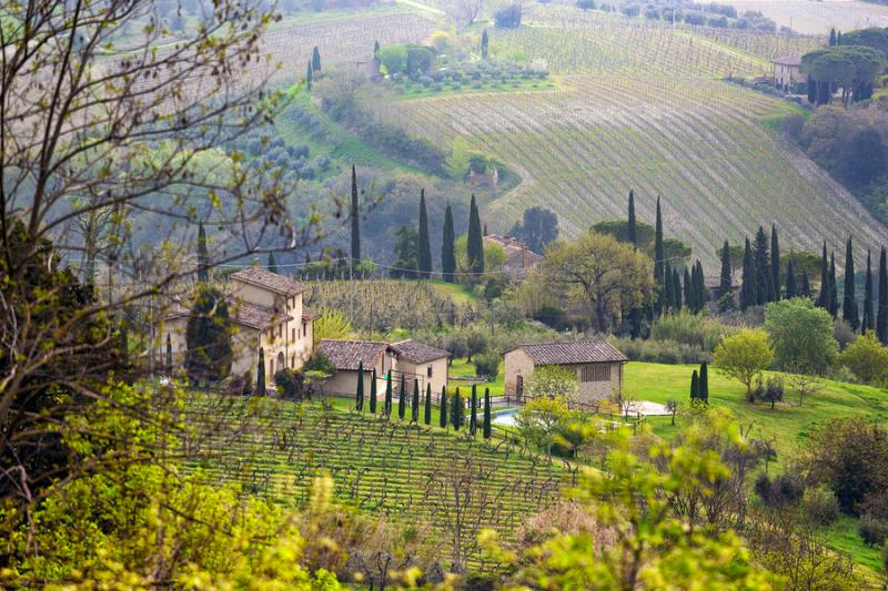 tuscan villa