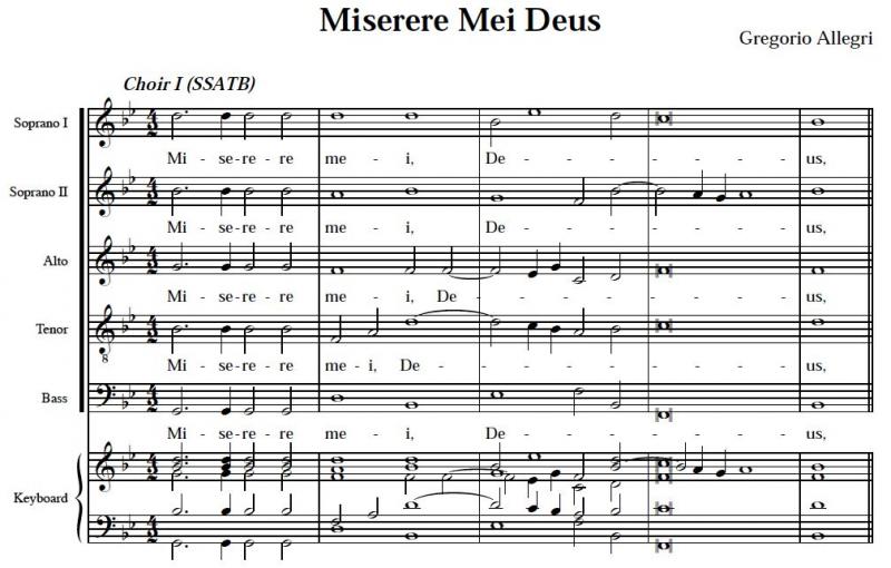 Miserere Allegri