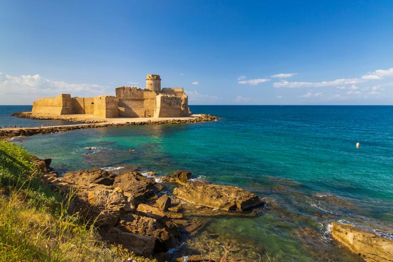 Isola di Capo Rizzuto Blue Flag beach in Italy 