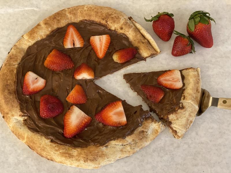 Nutella pizza / Photo courtesy of Francine Segan