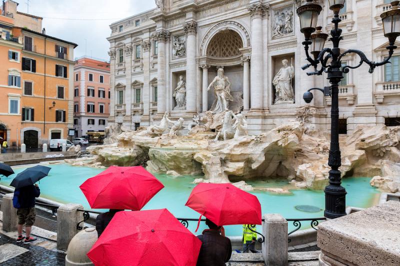 rain in Rome 