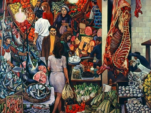 Vucciria market painting