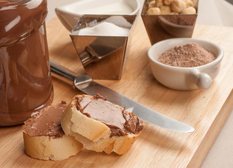 homemade nutella ingredients