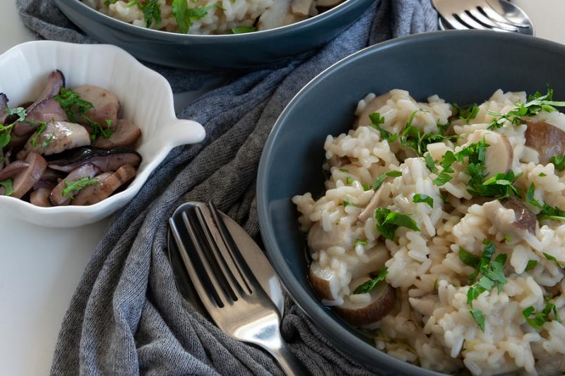 Risotto with porcini mushrooms