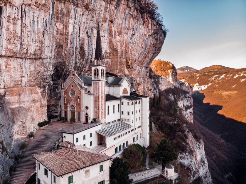 Sanctuary Madonna della Corona Italy