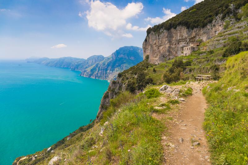 walking on the Amalfi Coast