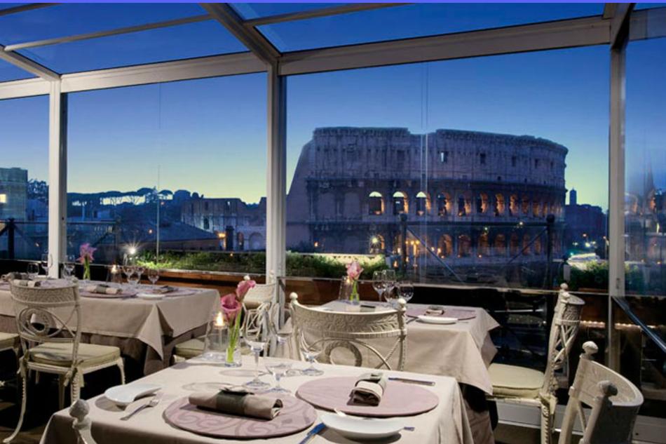 rooftop bars restaurants in Rome