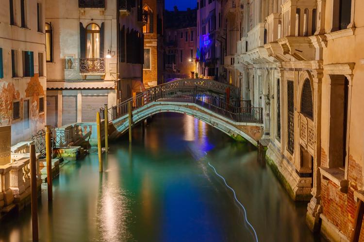 Venice at night