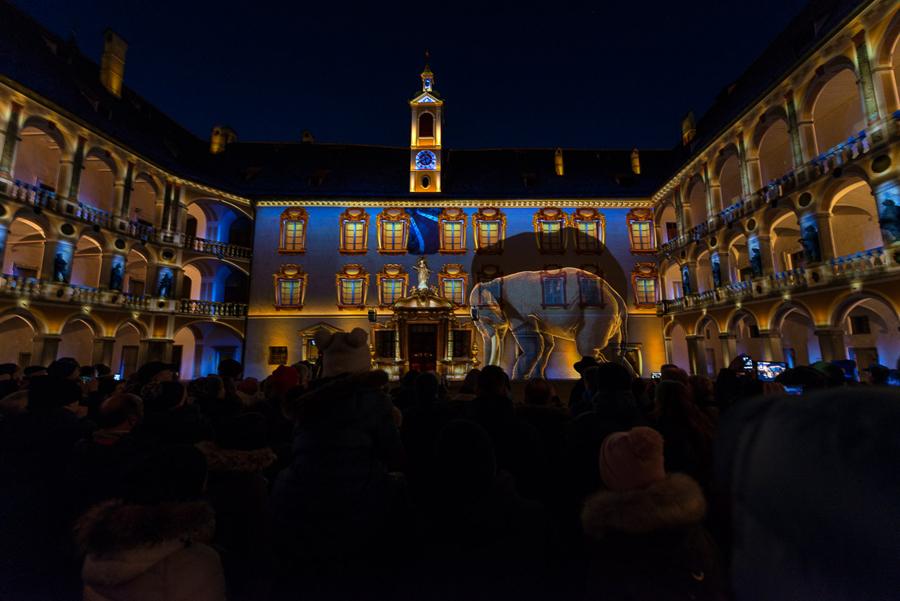 Christmas lights Italy