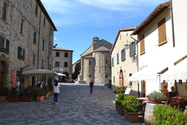 Charming street in San Leo