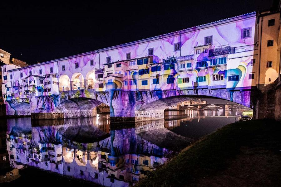 Christmas lights Italy