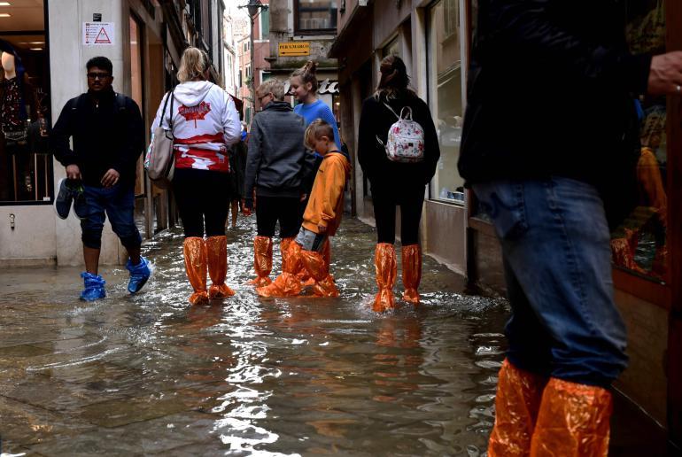 high tide in Venice