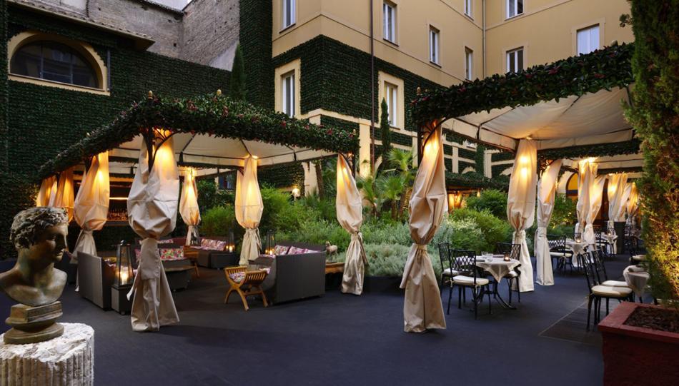 best hotels for aperitivo in Rome