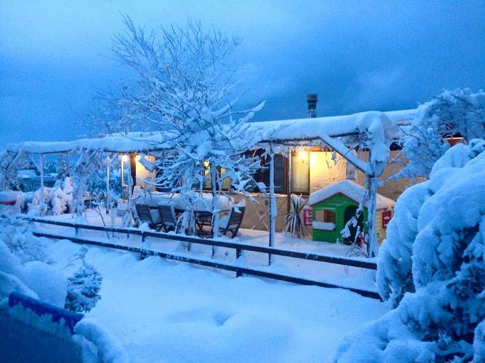 Snow in Polignano a Mare