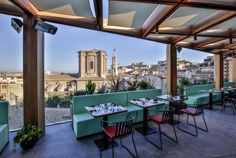 rooftop bars restaurants in Rome