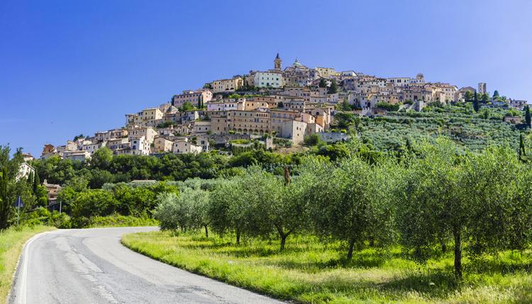 hill towns Umbria